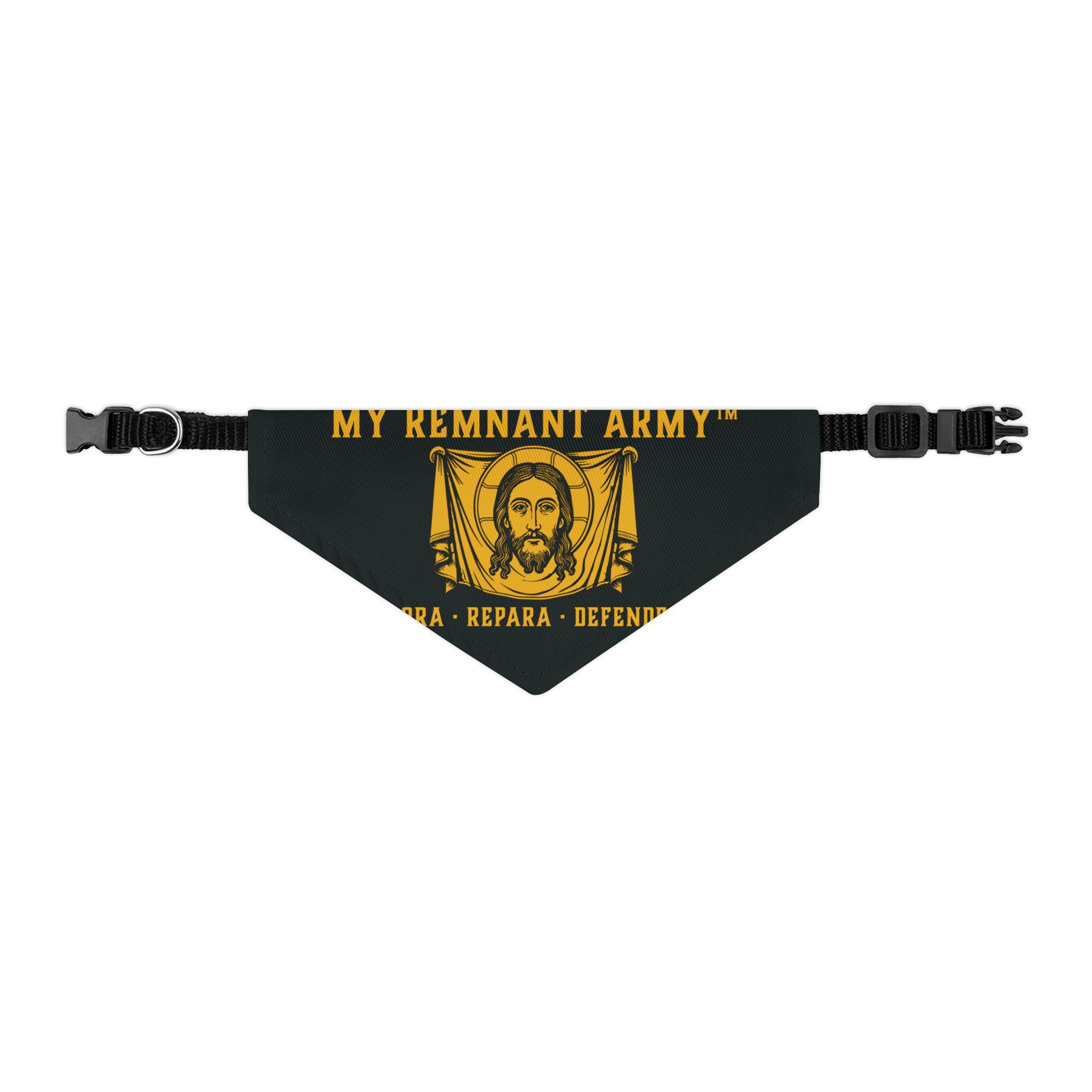 My Remnant Army Pet Bandana Collar — "Ora · Repara · Defende" Dog Collar Bandana - Image 9