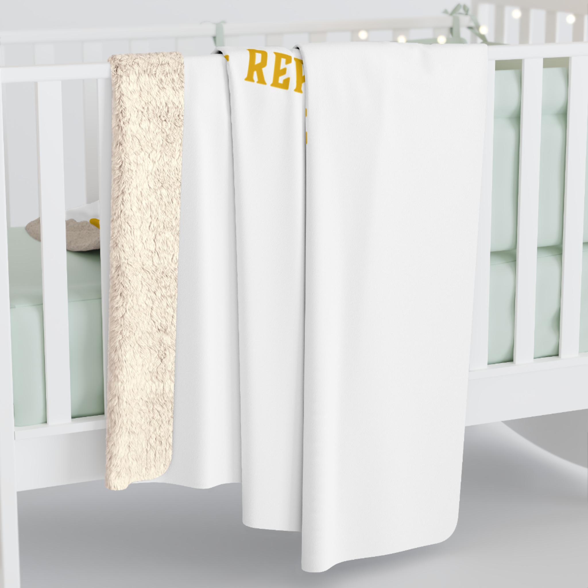 My Remnant Army Sherpa Fleece Blanket — 'Ora · Repara · Defende' Religious Throw - Image 8