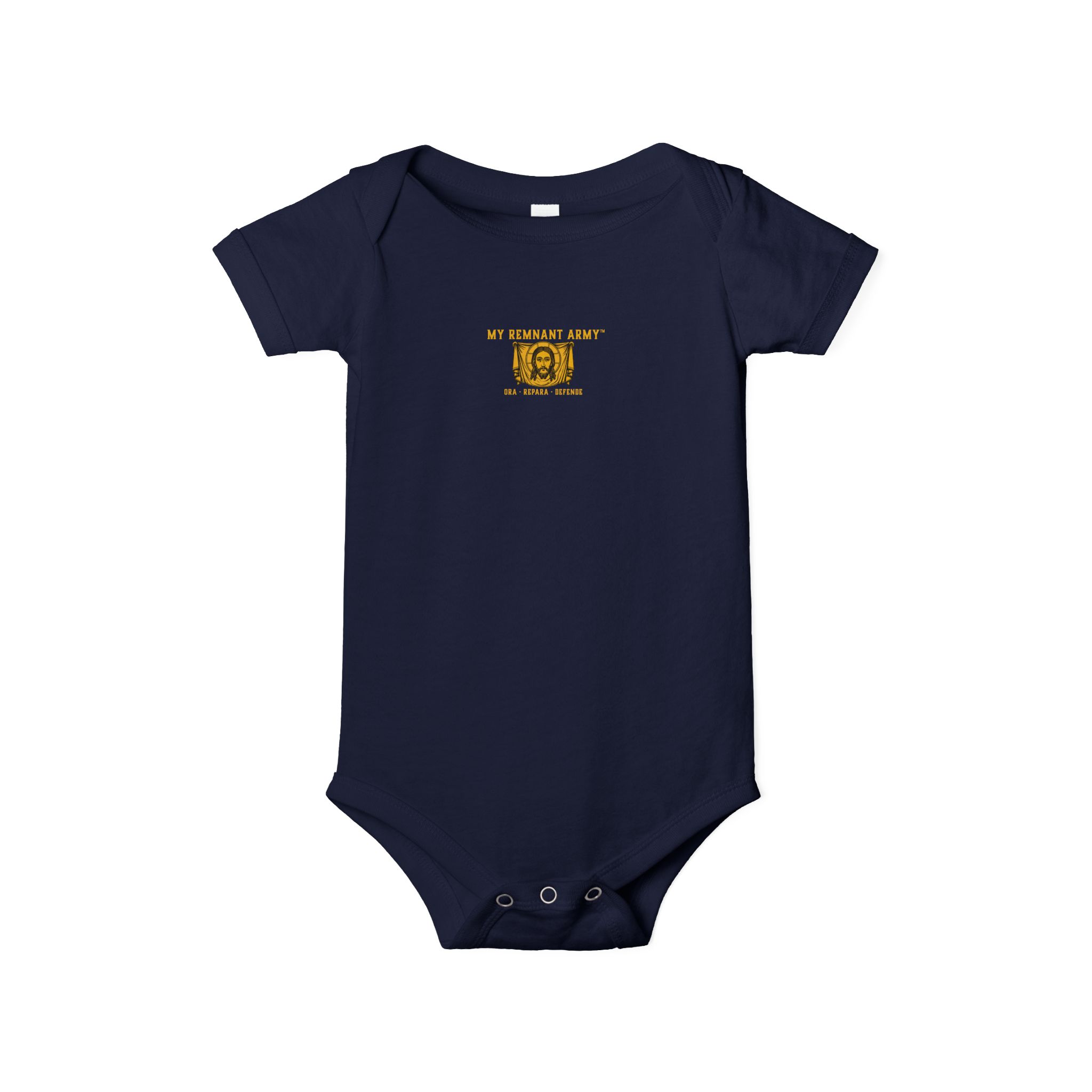 Infant Onesie – 'Deus Vult' Vintage Icon Baby Bodysuit - Image 41