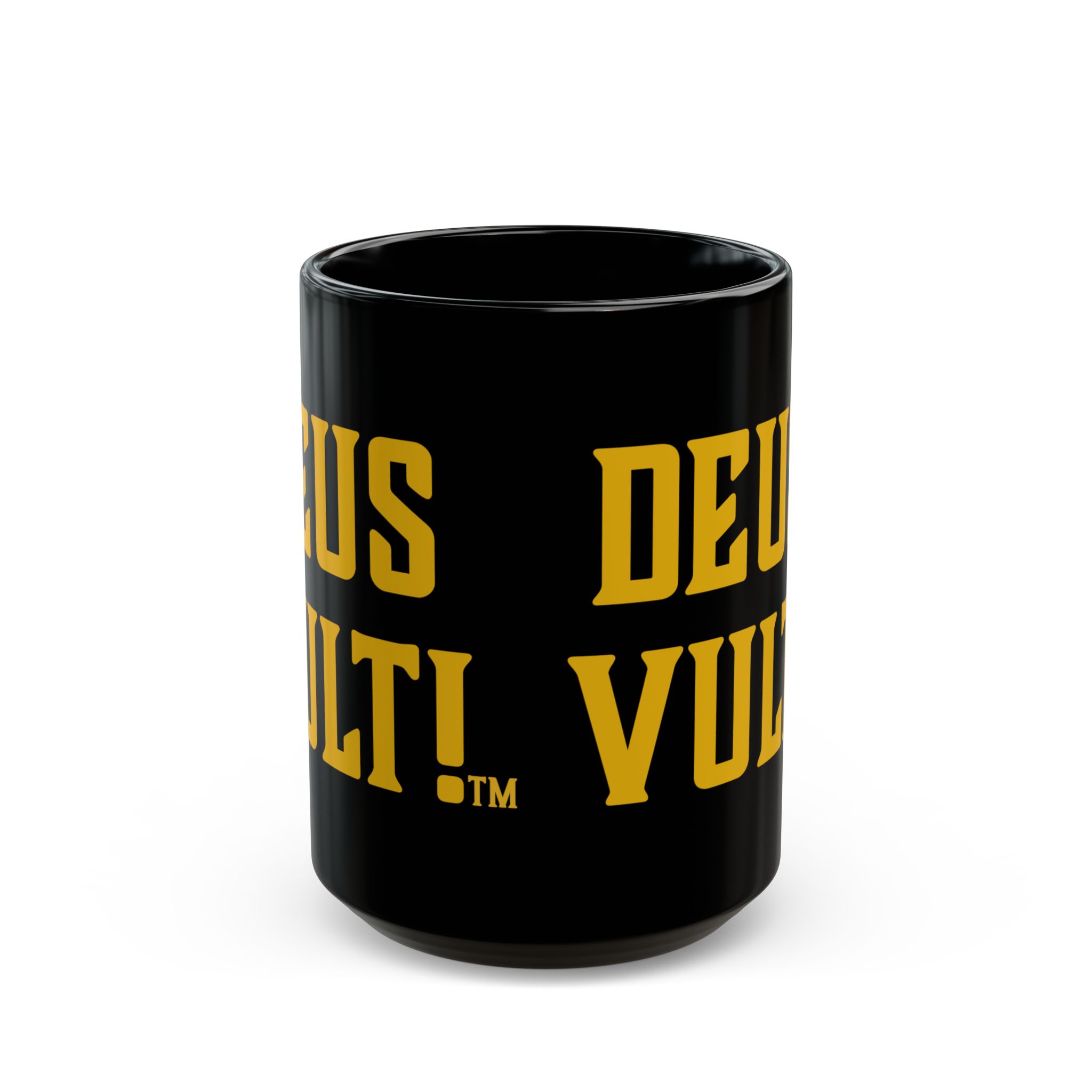 Deus Vult Coffee Mug — Black Gothic Latin Phrase Mug (11oz & 15oz) - Image 5