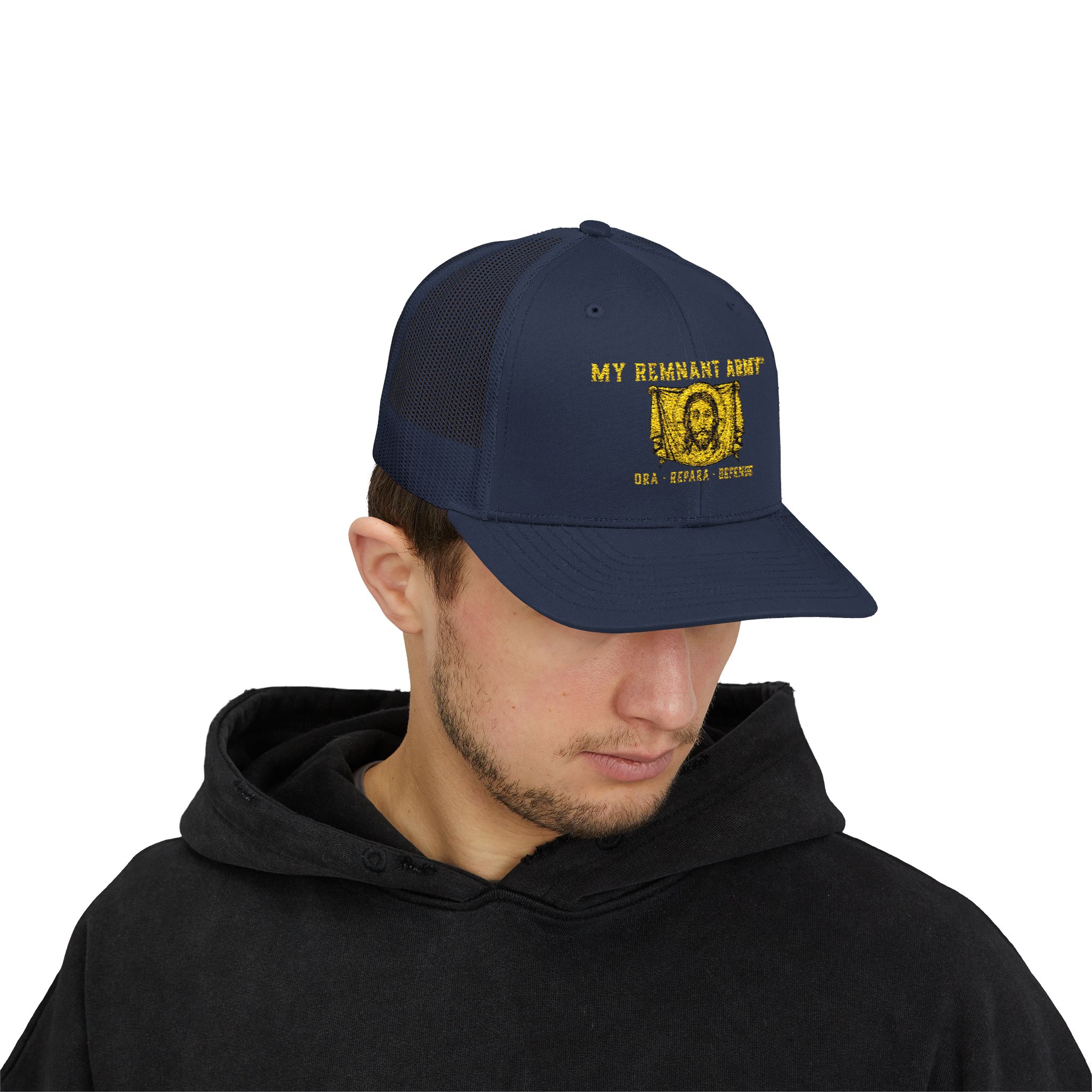Trucker Cap — 'My Strength Story' Gold Foil Graphic - Image 47