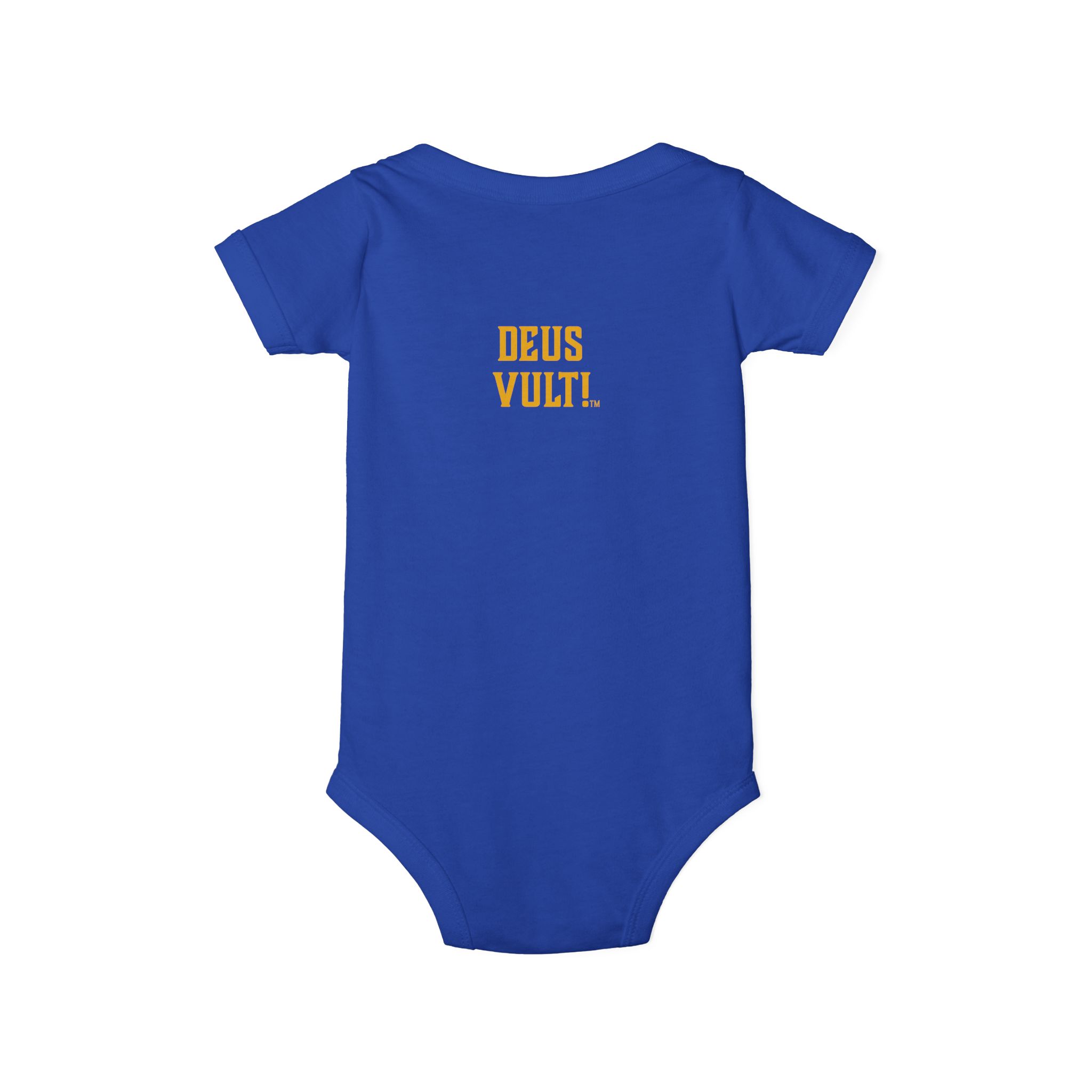 Infant Onesie – 'Deus Vult' Vintage Icon Baby Bodysuit - Image 34