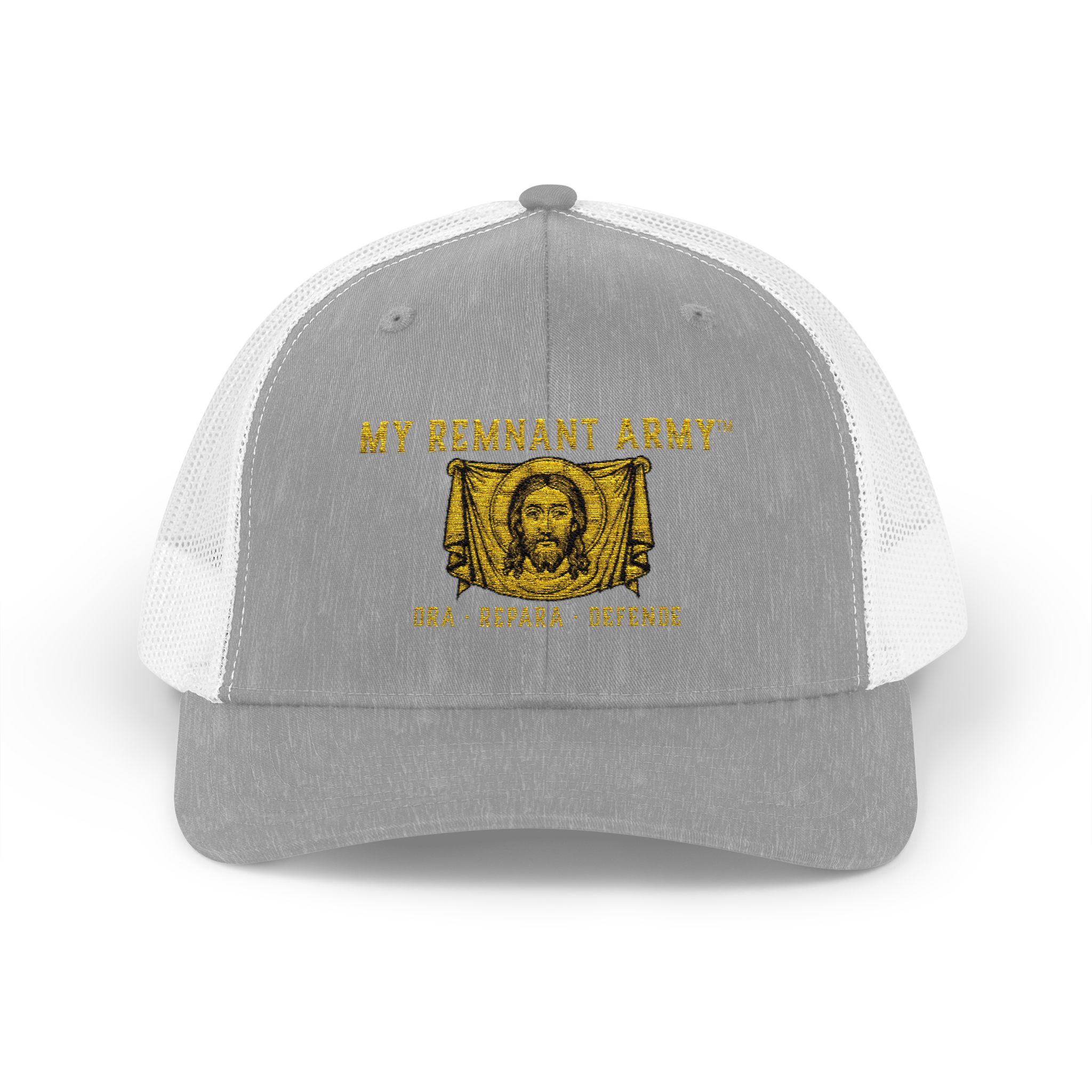 Trucker Cap — 'My Strength Story' Gold Foil Graphic