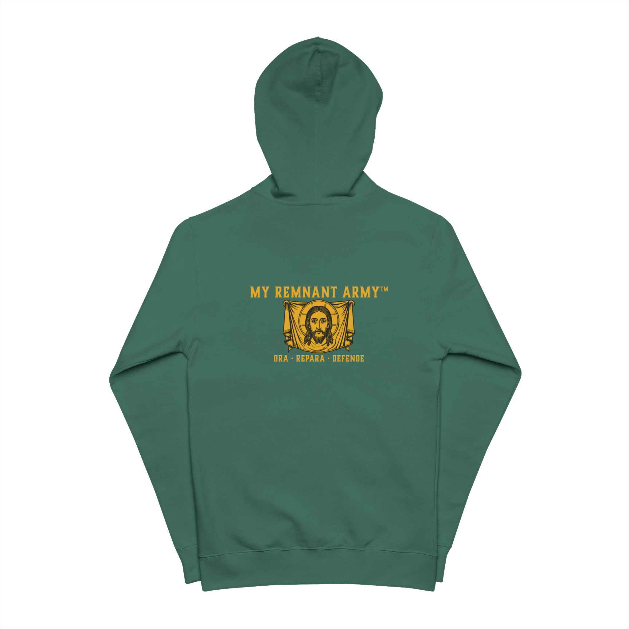 My Remnant Army Zip-Up Hoodie — Catholic Faith Graphic Hoodie - Image 6