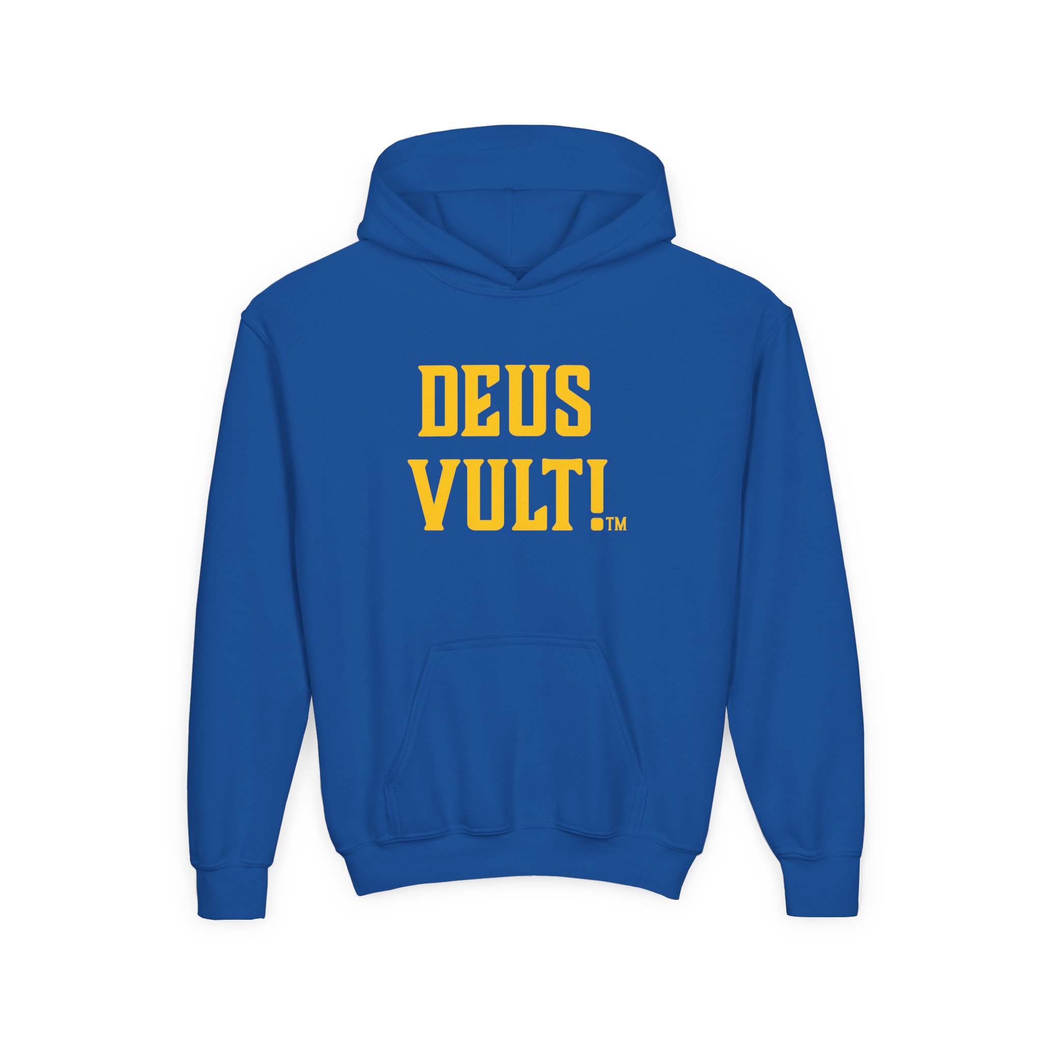 Youth Hoodie — "Deus Vult" Religious Graphic Pullover - Image 33