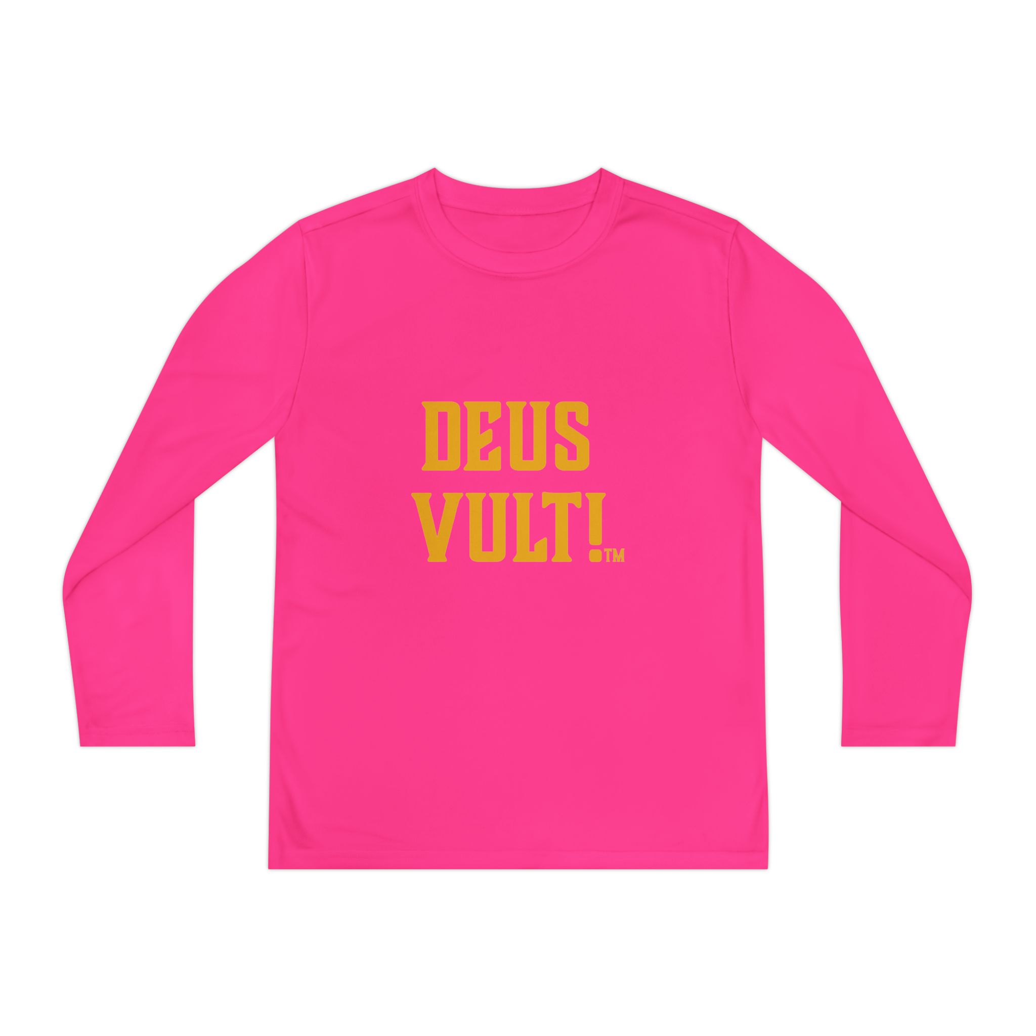 Youth Long Sleeve Tee — "DEUS VULT" Catholic/My Remnant Army Graphic - Image 49
