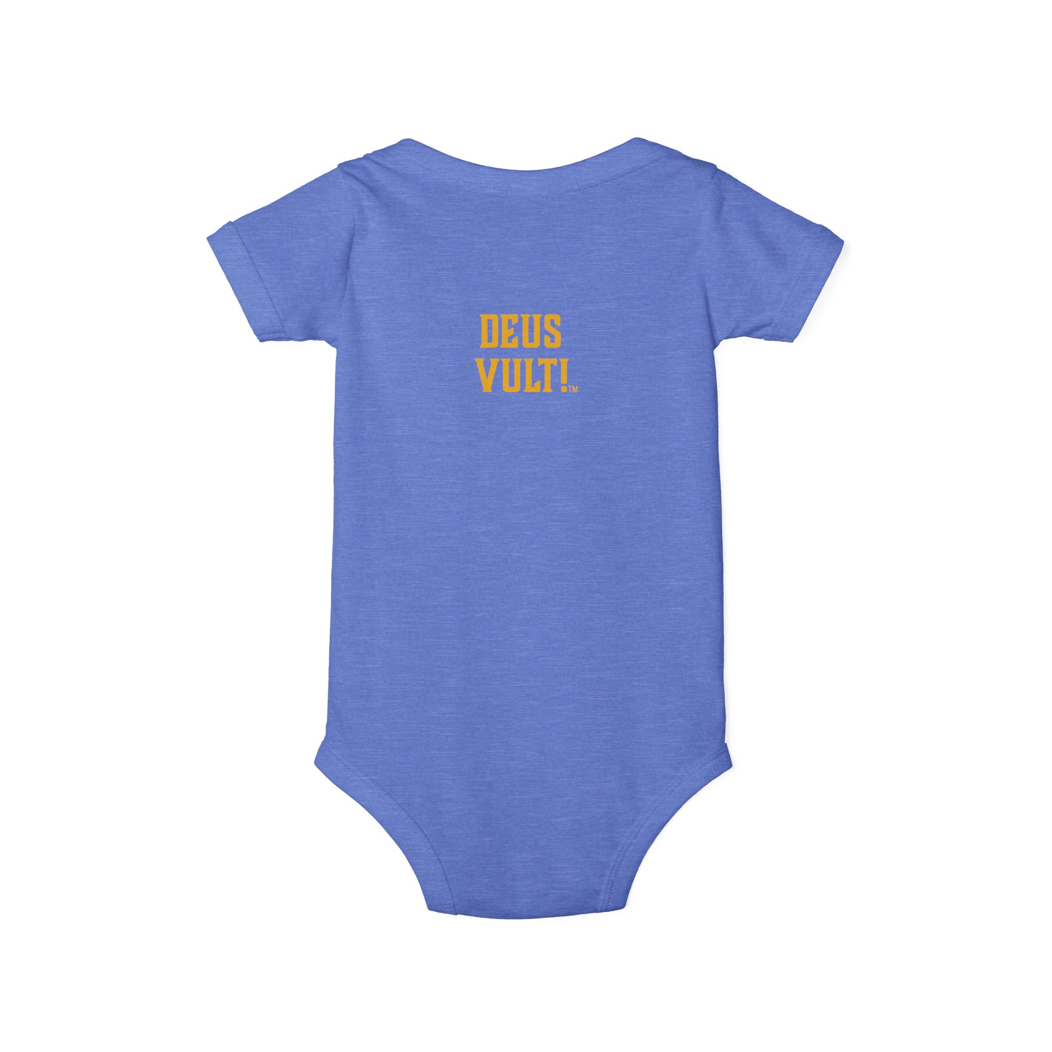 Infant Onesie – 'Deus Vult' Vintage Icon Baby Bodysuit - Image 30