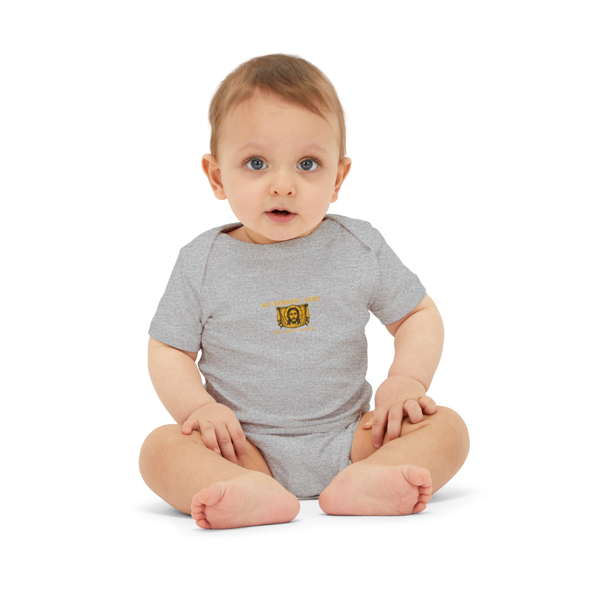 Infant Onesie – 'Deus Vult' Vintage Icon Baby Bodysuit - Image 27