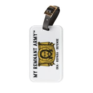 Luggage Tag — My Remnant Army™ Religious Travel ID Tag (Ora Repara Defende)