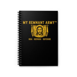 My Remnant Army Spiral Notebook — 'Ora · Repara · Defende' Christian Journal