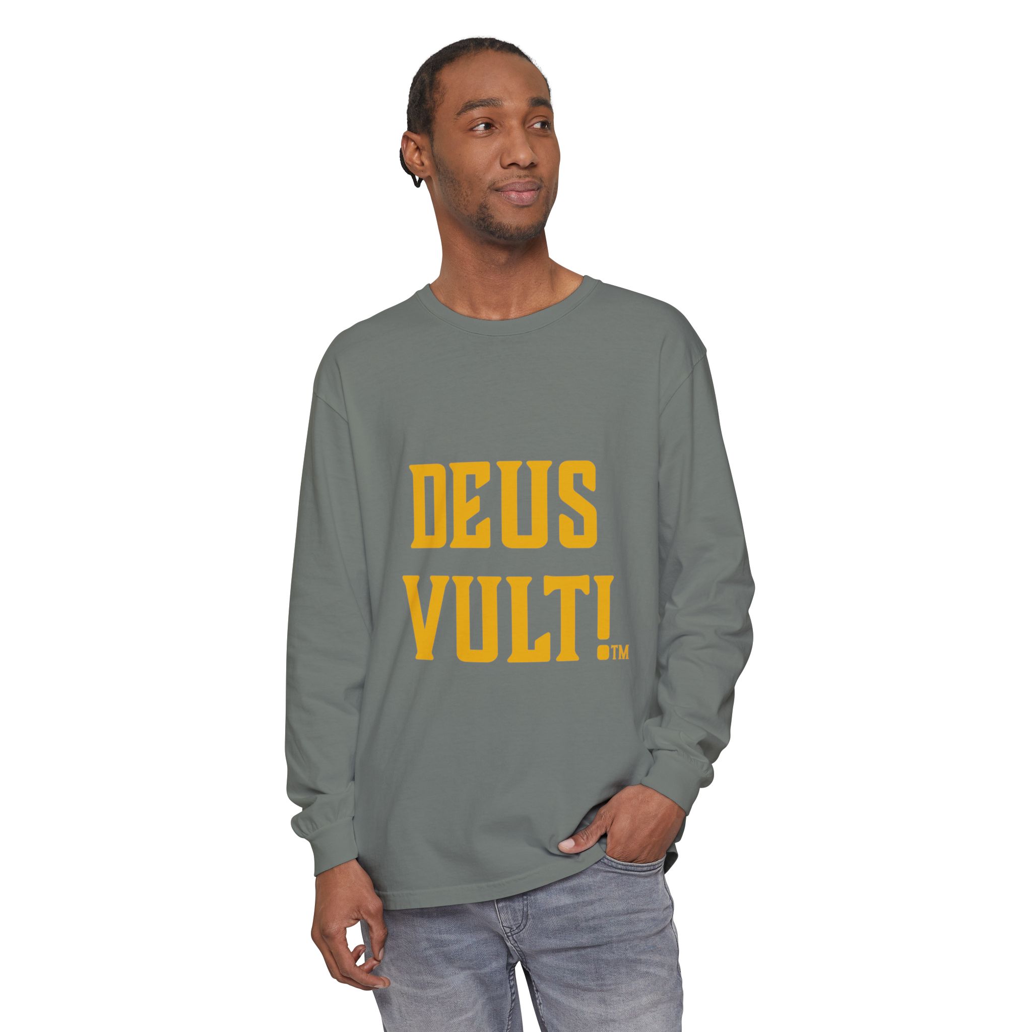 Deus Vult! Long Sleeve T-Shirt - Image 11