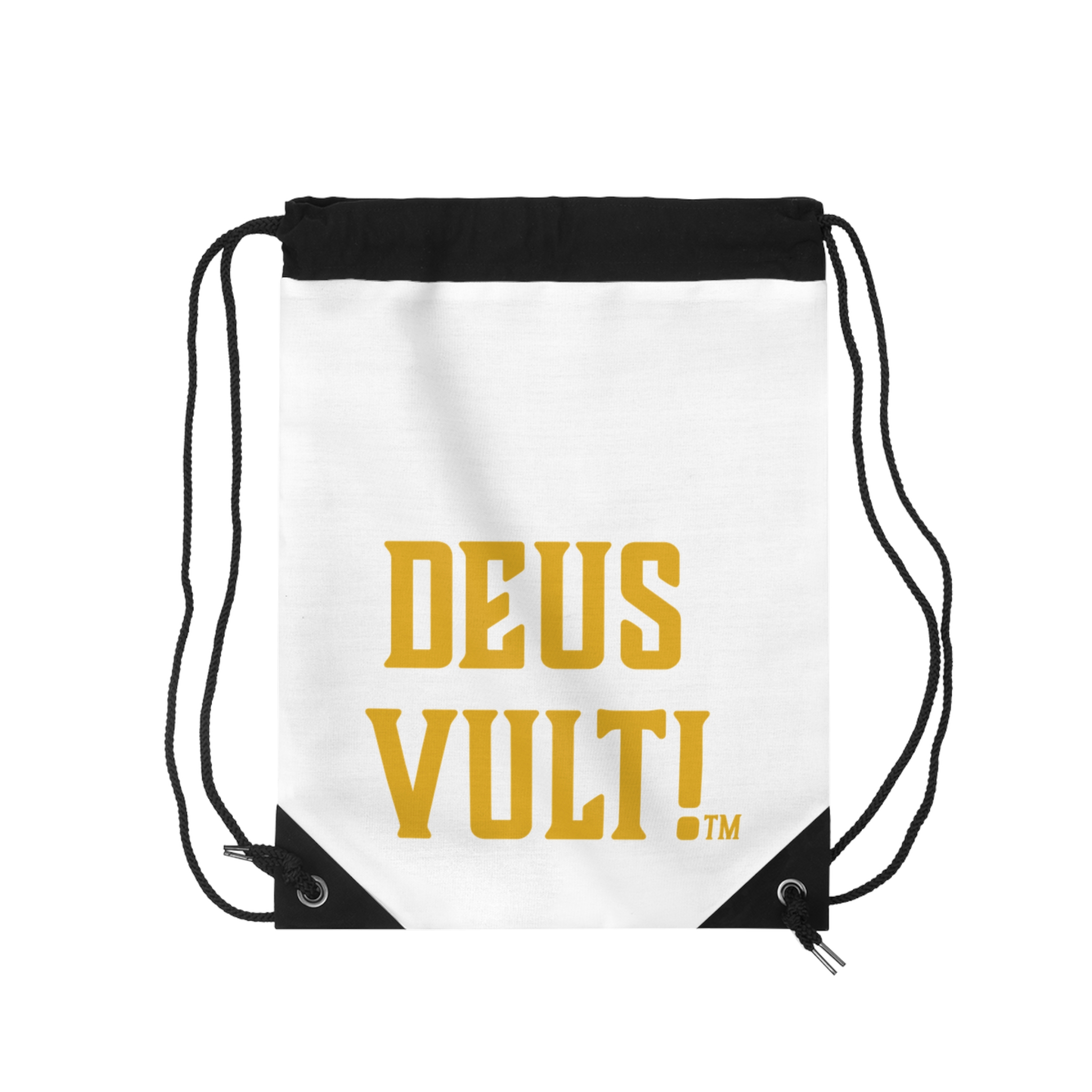 Deus Vult Drawstring Bag — 'My Remnant Army' Faith Backpack - Image 2