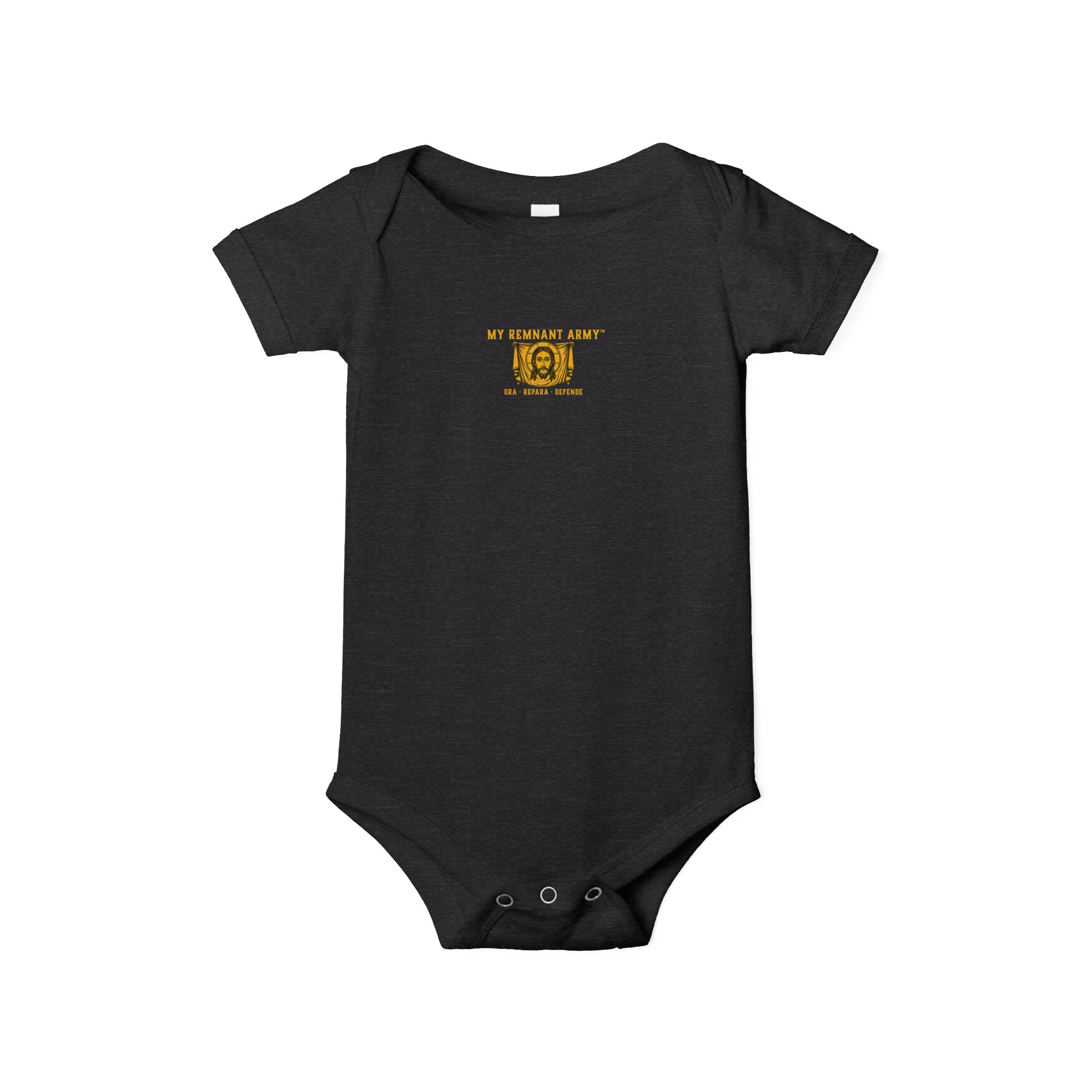 Infant Onesie – 'Deus Vult' Vintage Icon Baby Bodysuit - Image 37