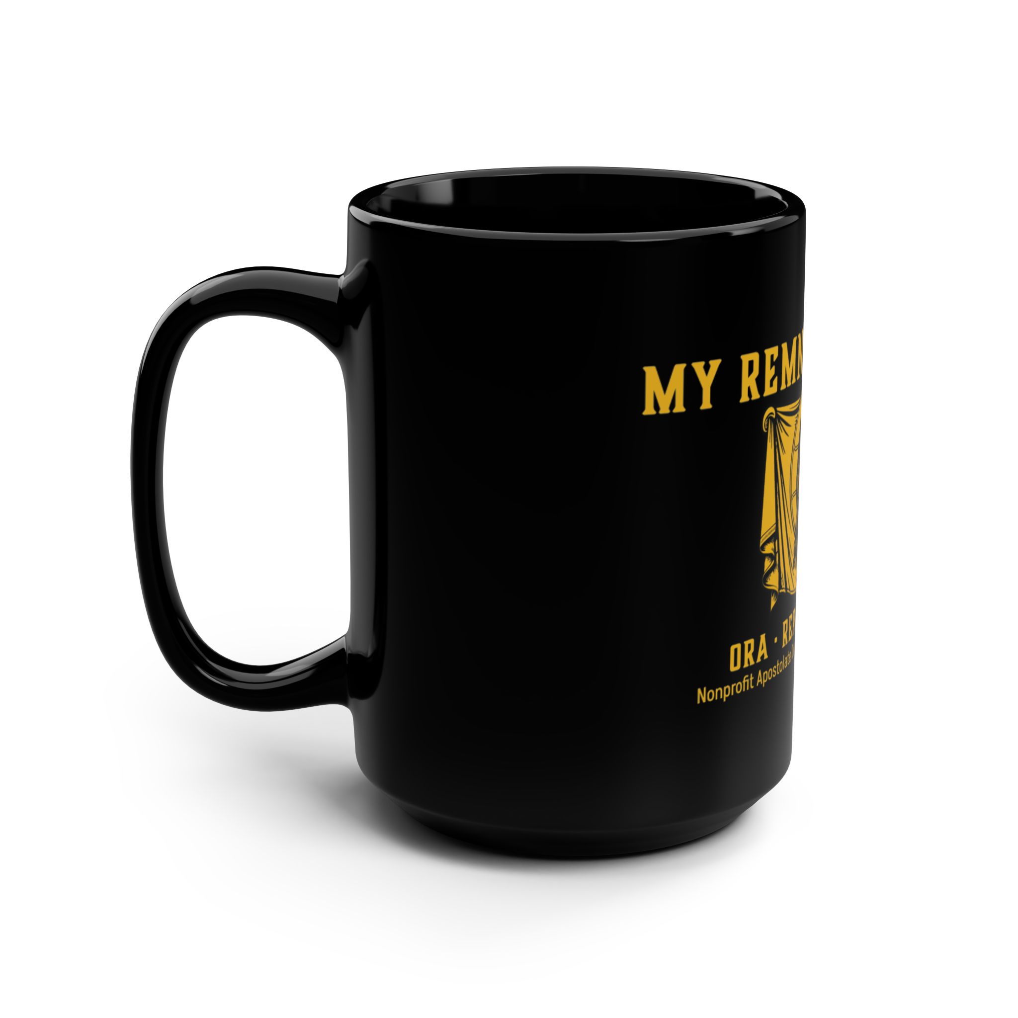 Black Mug, 15oz - Image 4