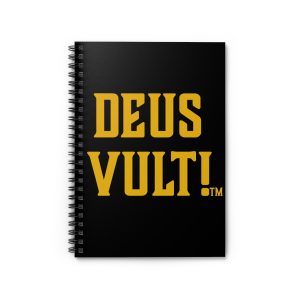 Deus Vult! Spiral Notebook — Ruled Journal for Medieval History Fans