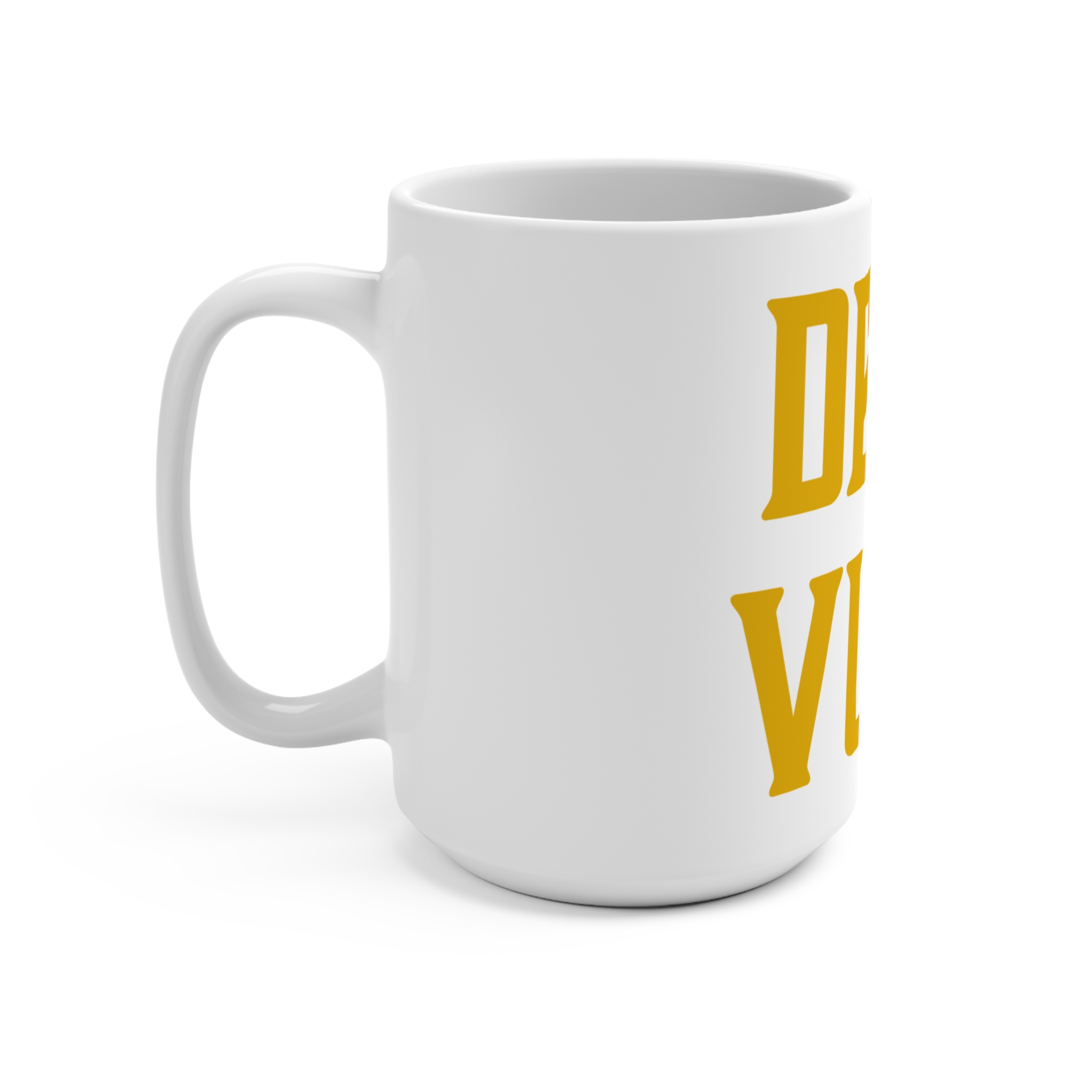 Mug — "Deus Vult!" 15oz Coffee Mug | Medieval Crusader Phrase Ceramic Gift - Image 3