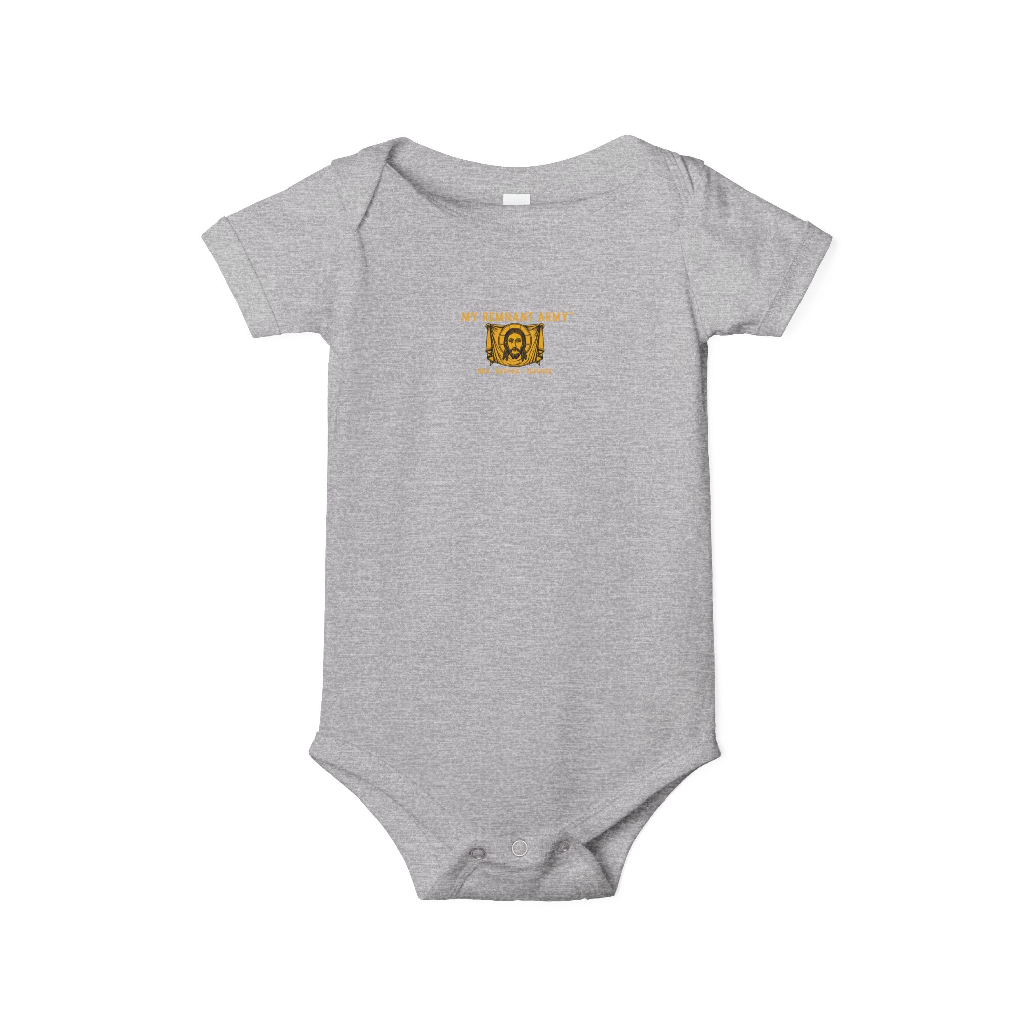 Infant Onesie – 'Deus Vult' Vintage Icon Baby Bodysuit - Image 25