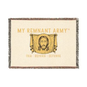 My Remnant Army Logo Woven Blanket