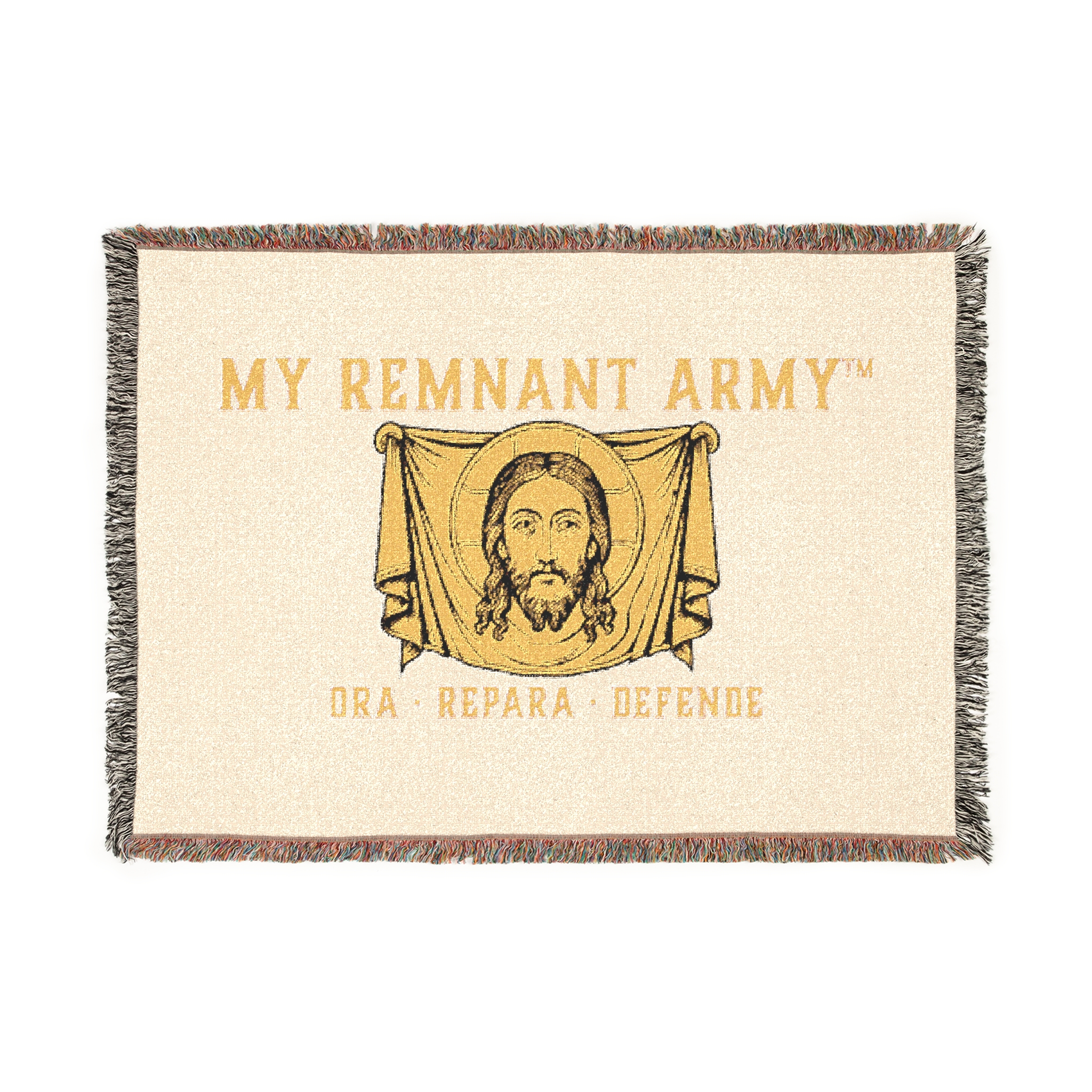 My Remnant Army Logo Woven Blanket