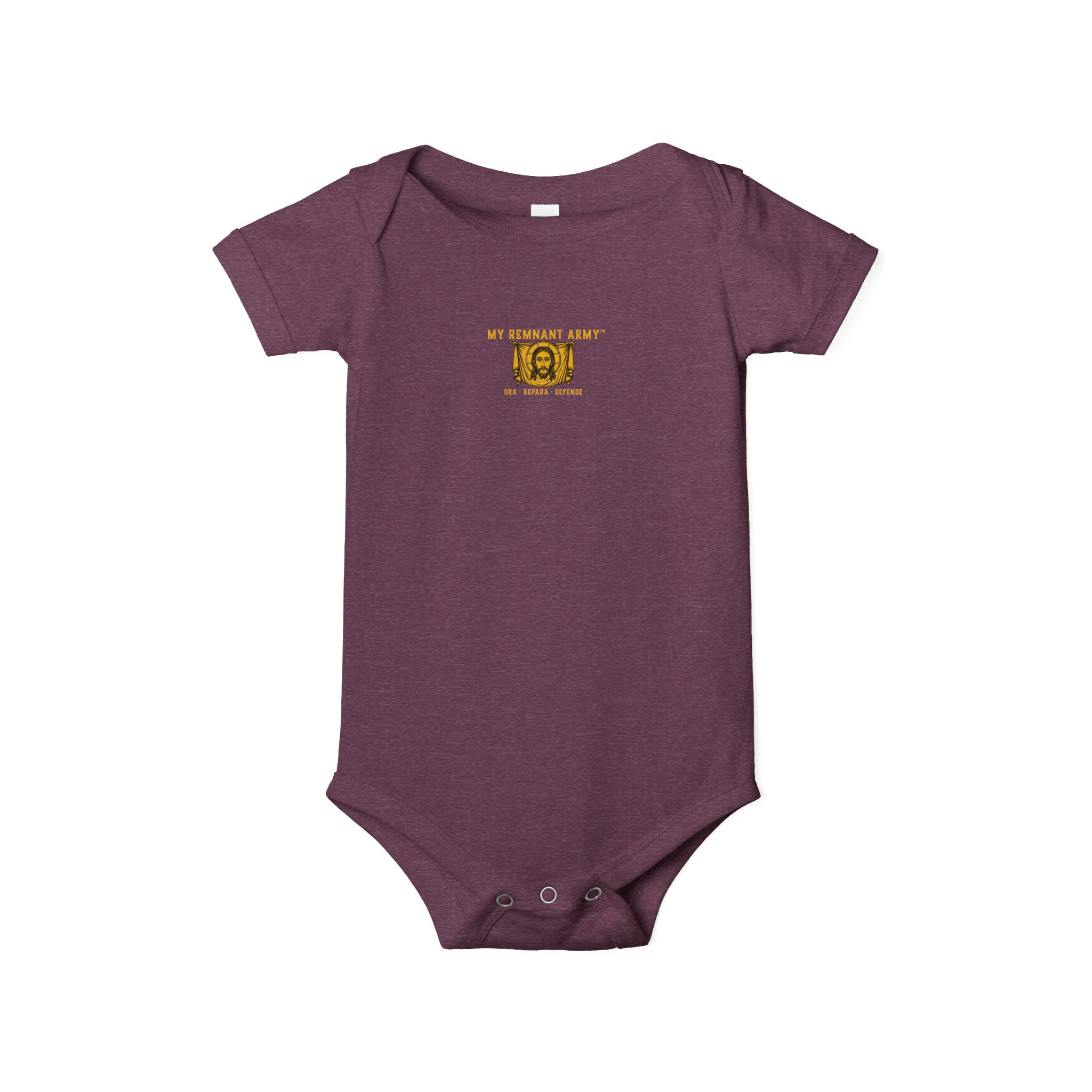 Infant Onesie – 'Deus Vult' Vintage Icon Baby Bodysuit - Image 49