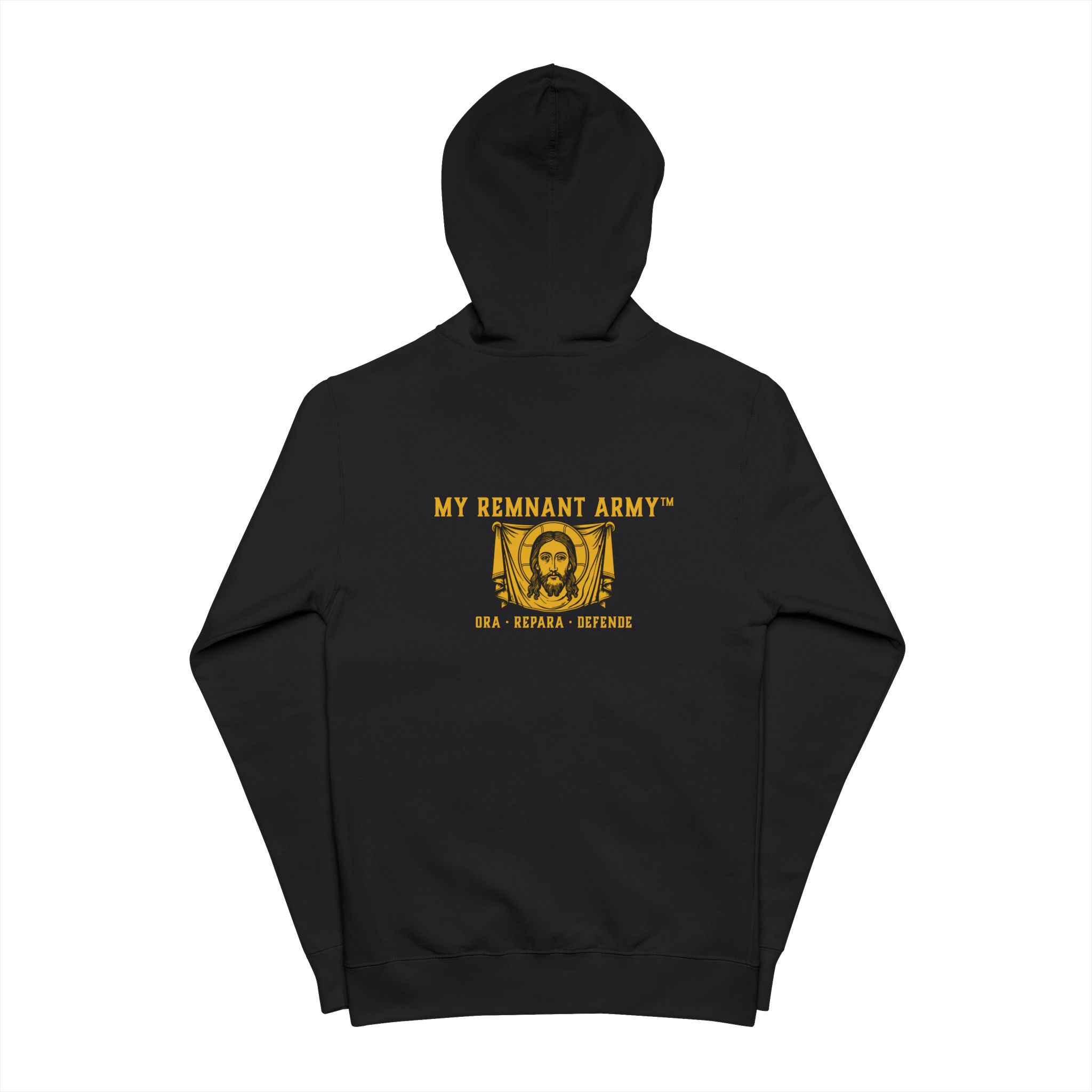 My Remnant Army Zip-Up Hoodie — Catholic Faith Graphic Hoodie - Image 4