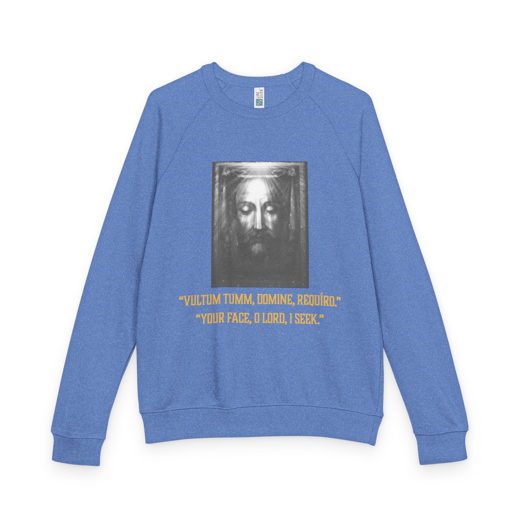 Unisex French Terry Raglan Crewneck - Image 9