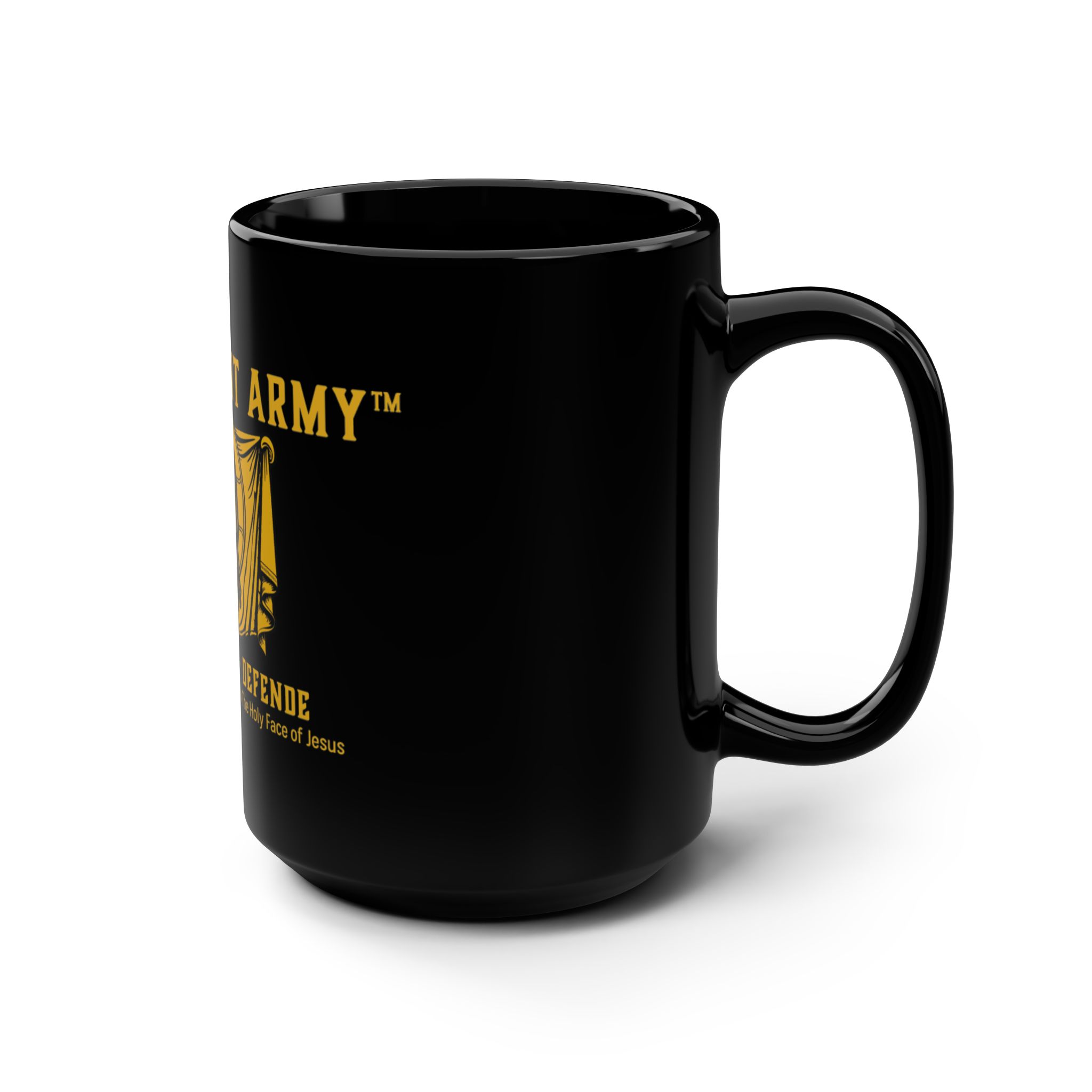 Black Mug, 15oz - Image 2