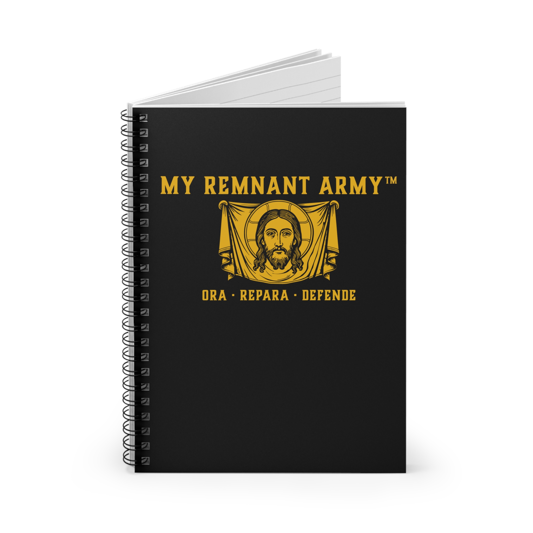 My Remnant Army Spiral Notebook — 'Ora · Repara · Defende' Christian Journal - Image 2