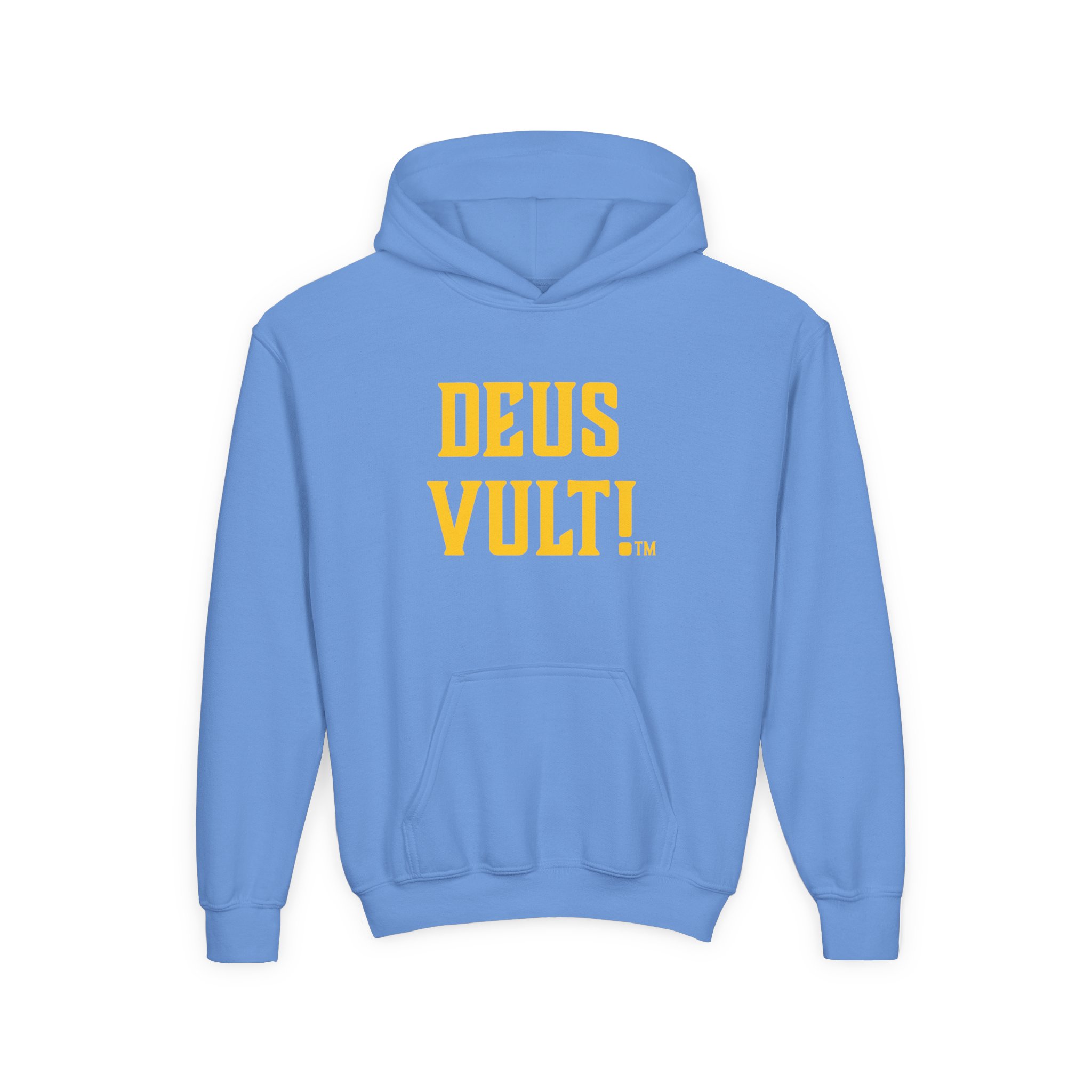 Youth Hoodie — "Deus Vult" Religious Graphic Pullover - Image 29