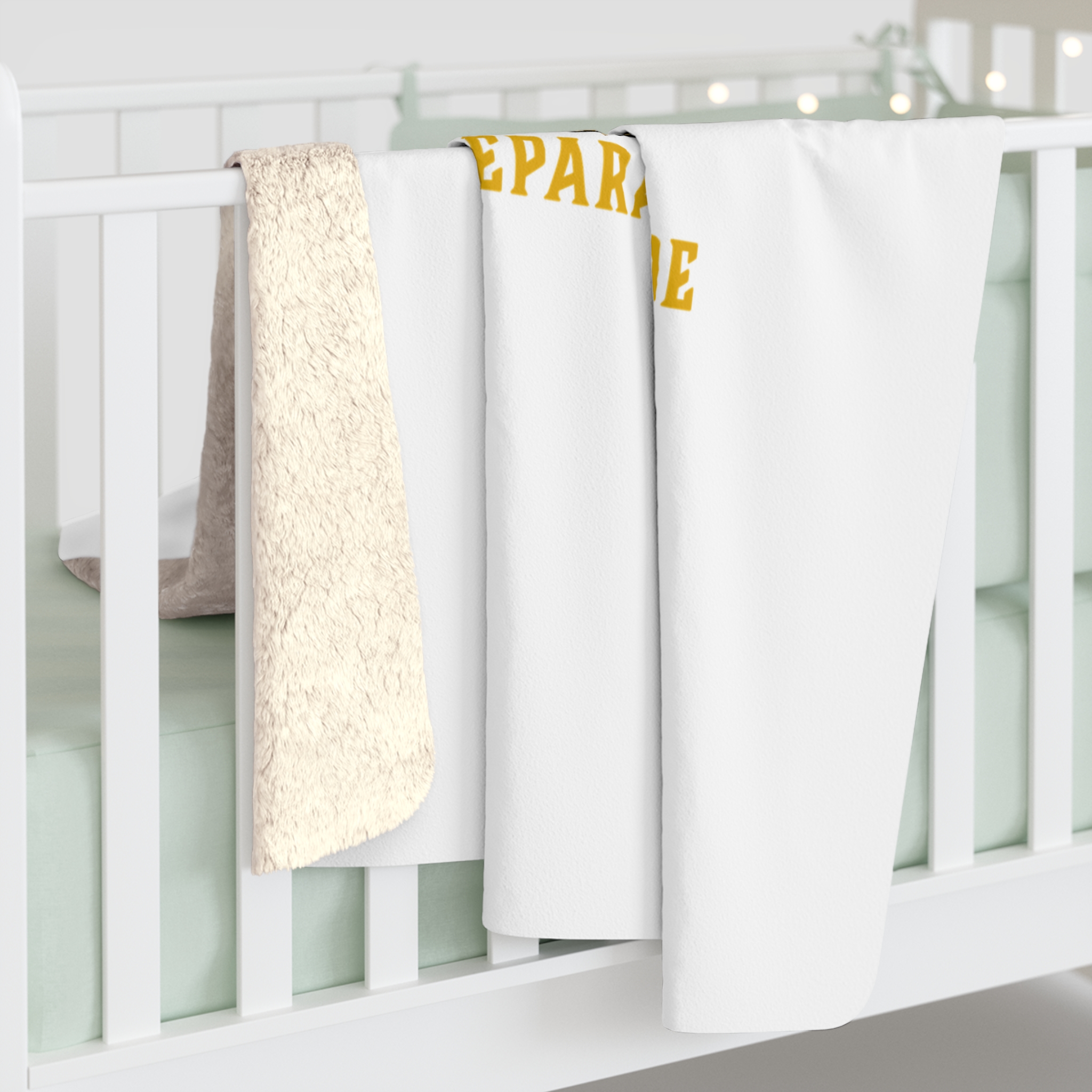 My Remnant Army Sherpa Fleece Blanket — 'Ora · Repara · Defende' Religious Throw - Image 4