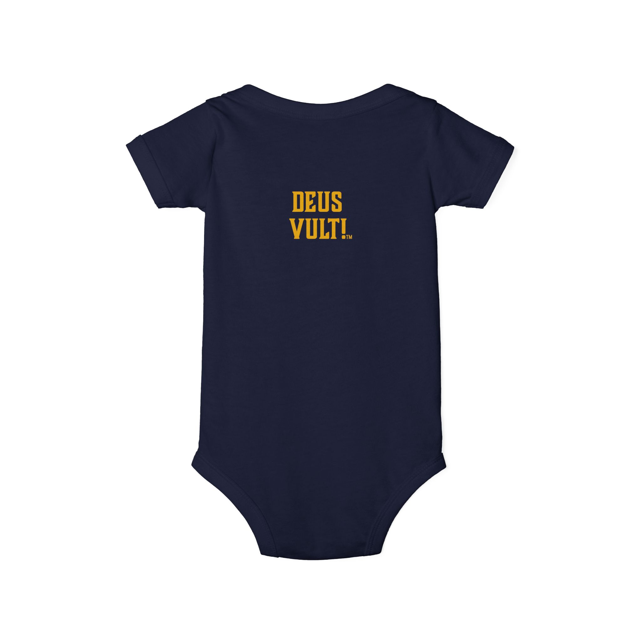 Infant Onesie – 'Deus Vult' Vintage Icon Baby Bodysuit - Image 42