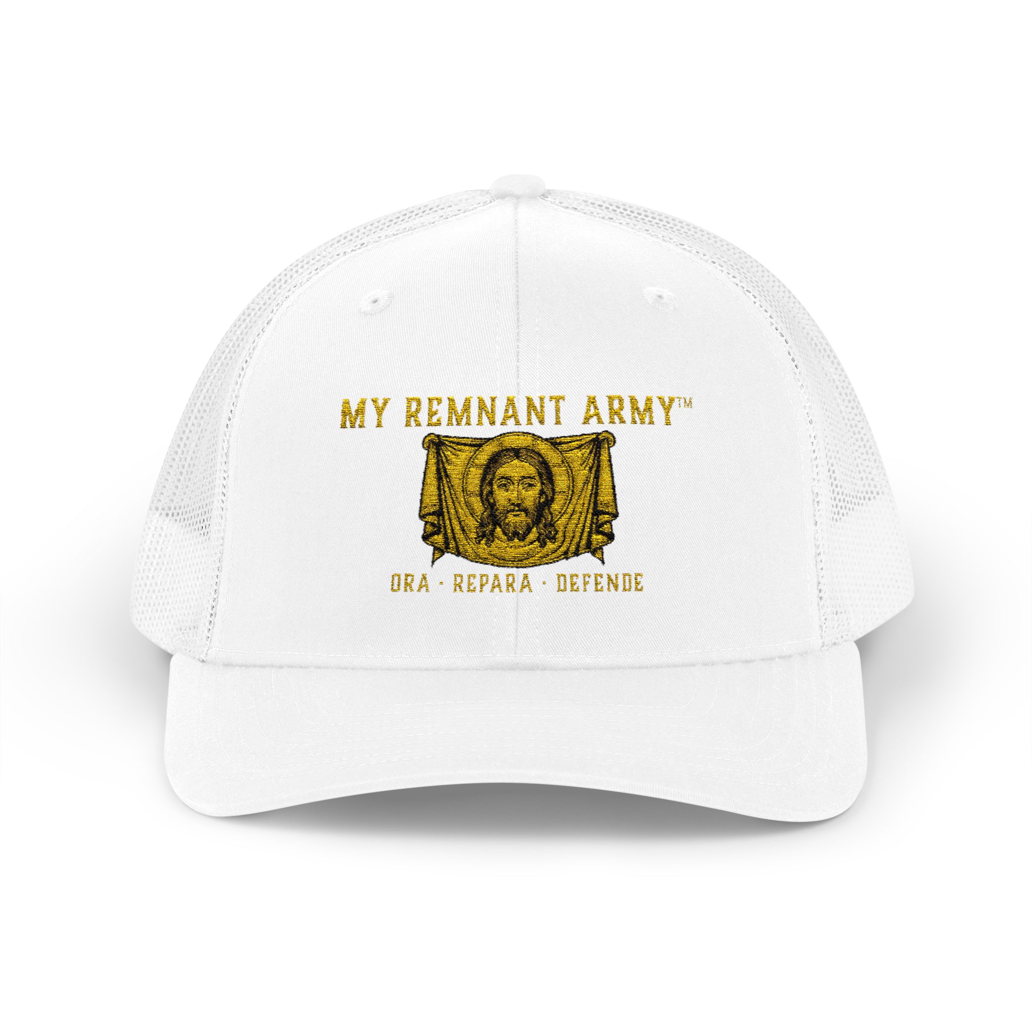 Trucker Cap — 'My Strength Story' Gold Foil Graphic - Image 5