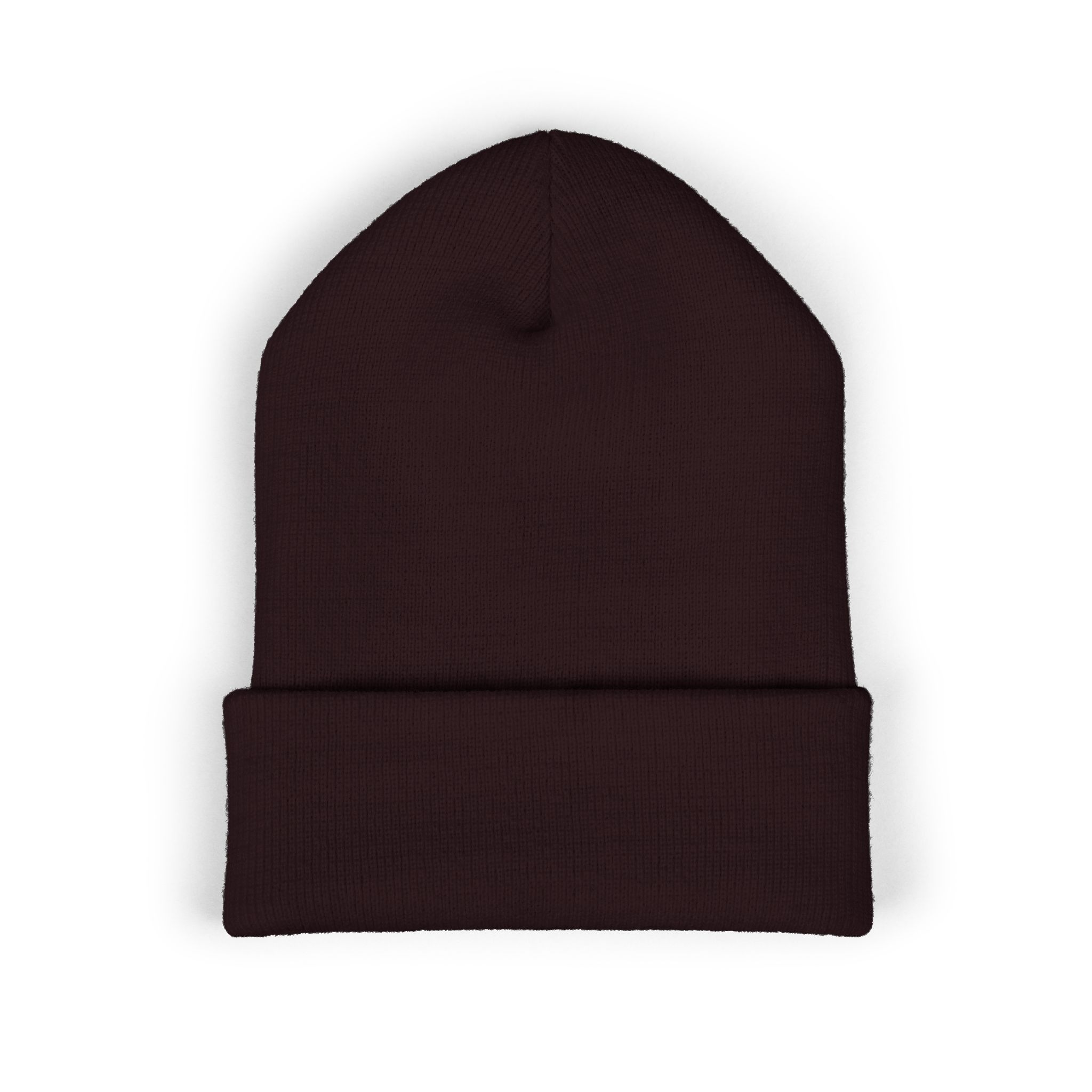 Embroidered Gold Crest Beanie — Classic Cuffed Knit Hat - Image 34