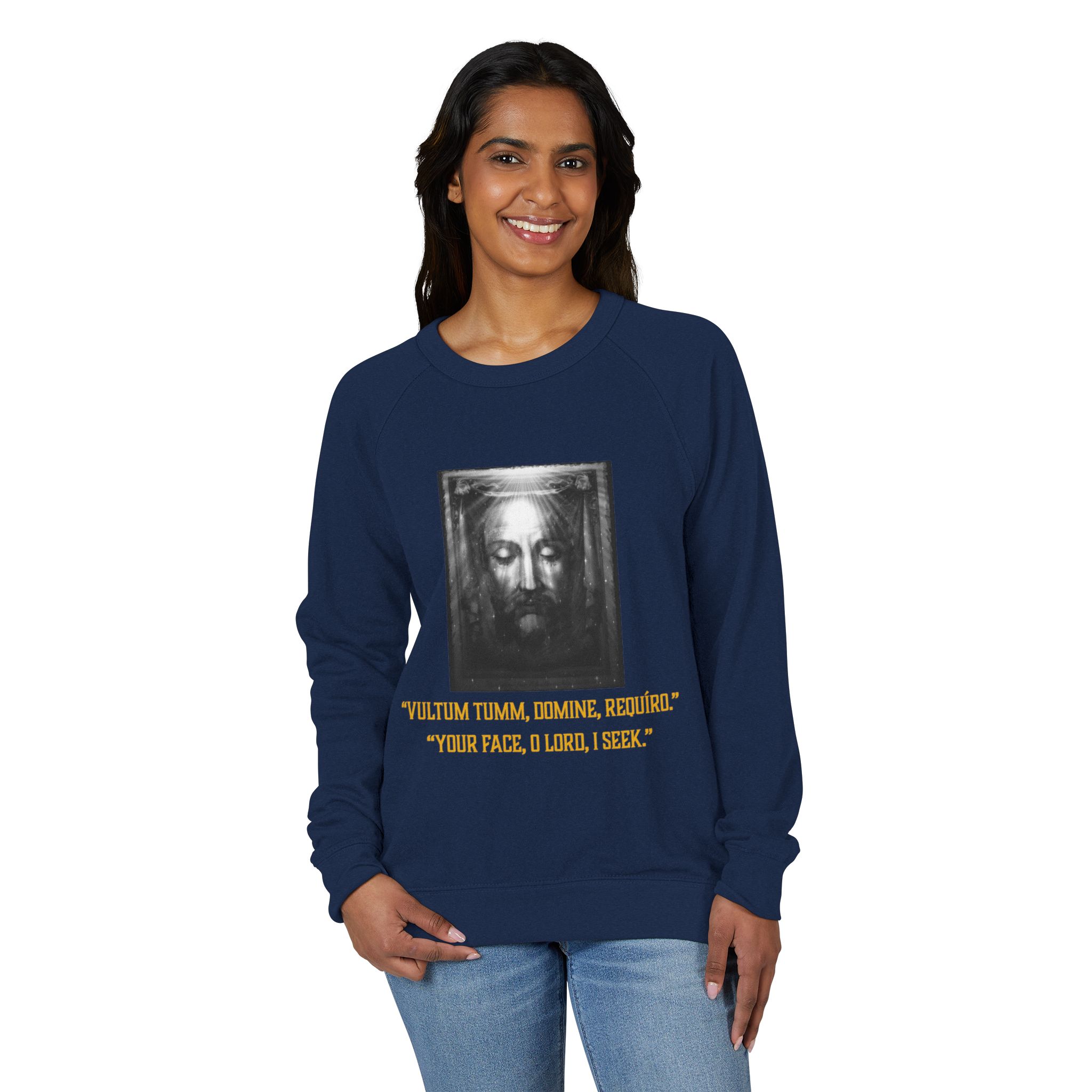 Unisex French Terry Raglan Crewneck - Image 15