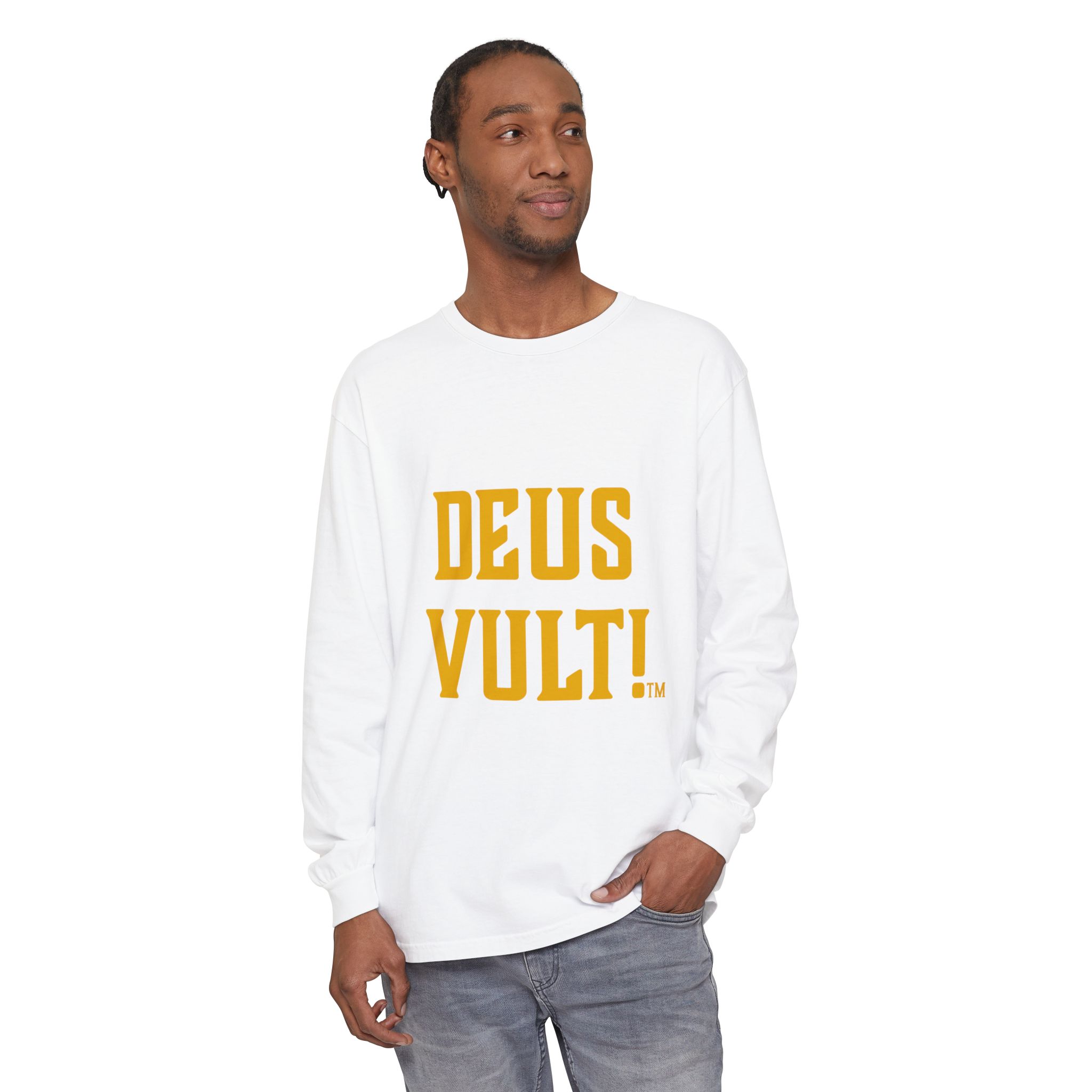 Deus Vult! Long Sleeve T-Shirt - Image 3