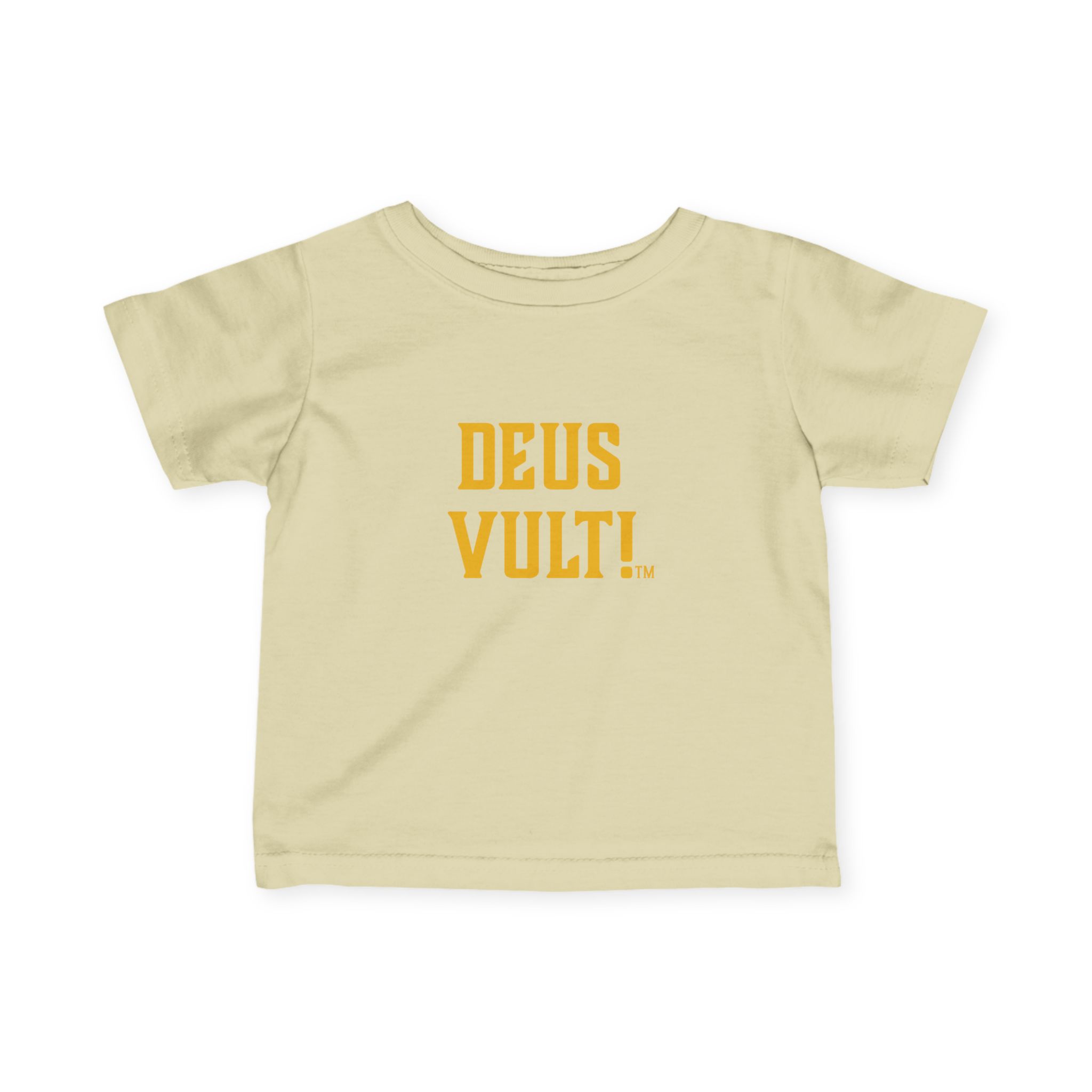 Infant Tee — "DEUS VULT" Religious Baby Shirt (My Remnant Army back) - Image 4