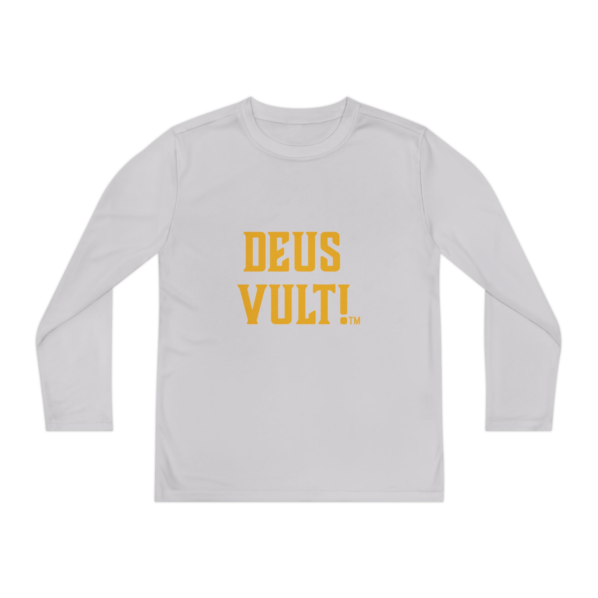 Youth Long Sleeve Tee — "DEUS VULT" Catholic/My Remnant Army Graphic - Image 5